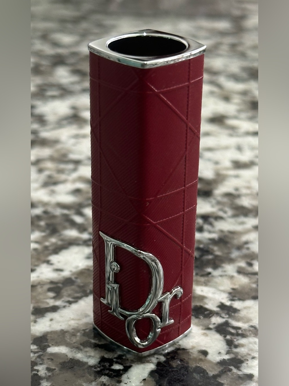 Dior Addict Lipstick CASE Red Embossed Limited Edition - Picture 2 of 4